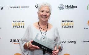 Monica Hingston at the 2019 Australian LGBTI Awards