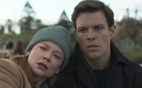 Sarah Snook and Jake Lacy in All Her Fault.