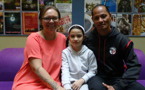 Tanya Fillia, her daughter Willow-Mina and husband John Fillia