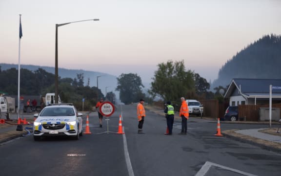 Wakefield township have cordons around it as an evacuation is ordered.