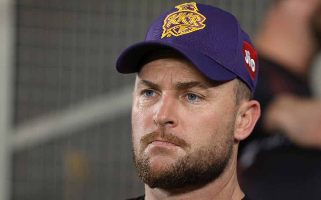 Brendon McCullum head coach of Kolkata Knight Riders