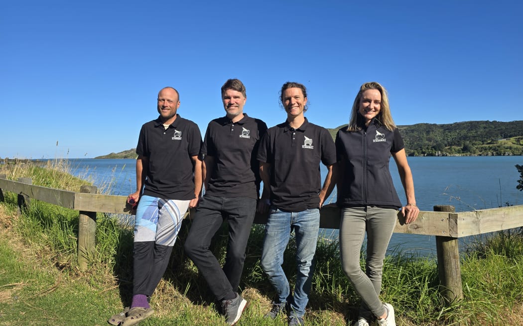 From left: Scanabull founders Paul Sealock (founding engineer), Dan Bull (chief executive), Daniel Stuart-Jones (chief technology officer), and Ursula Haywood, (chief commercial officer).