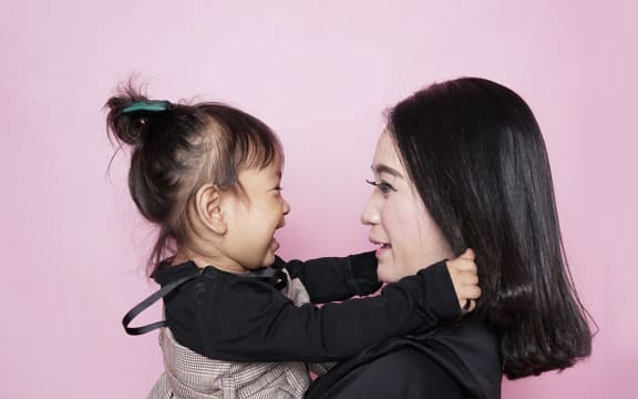 mother and small child