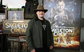 ANAHEIM, CALIFORNIA - DECEMBER 02: Dave Filoni, Chief Creative Officer, Lucasfilm attends the Star Wars: Skeleton Crew launch event at Disneyland on December 02, 2024 in Anaheim, California.   Rodin Eckenroth/Getty Images for Disney/AFP (Photo by Rodin Eckenroth / GETTY IMAGES NORTH AMERICA / Getty Images via AFP)
