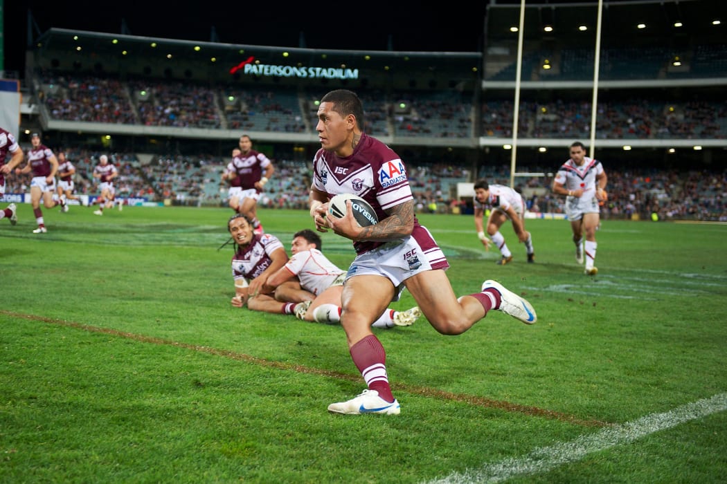 Jorge Taufua has played for Manly since 2012.