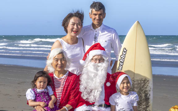 Xiuyun Liu and her parents.