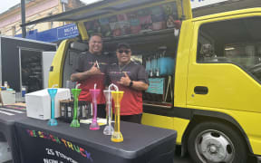 Hare George and Rudy Alejandro from The Slush Truck