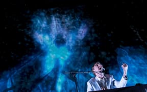 Ron Gallipoli performs Green Light at the Silver Scroll Awards, Dunedin 2017