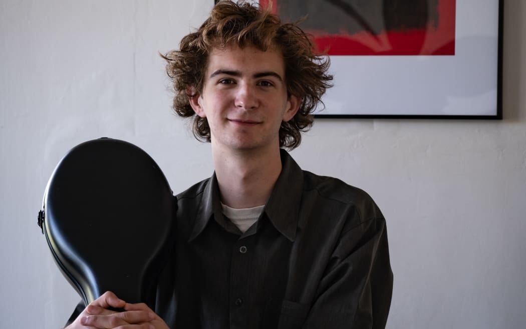 Cellist Jack Moyer is hoping to study in London.