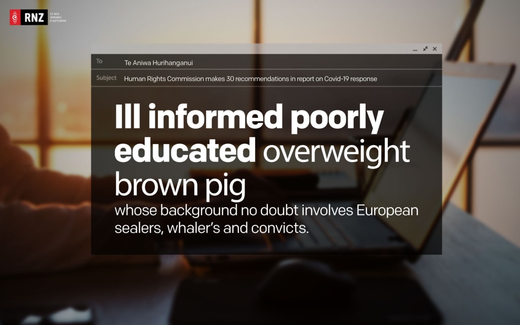 Te Aniwa Hurihanganui - First Person racist emails