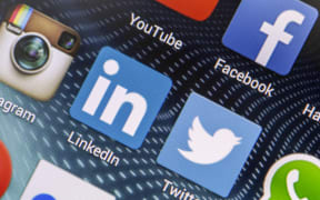 social media apps - Twitter, Facebook, Instagram, LinkedIn