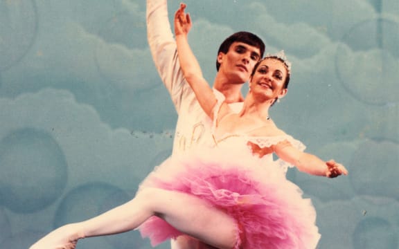 Pauline Tronson and Tim Storey in Tchaikovsky's Nutcracker ballet.