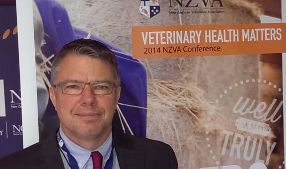 Dr Steve Merchant President of NZ Veterinary Association.
