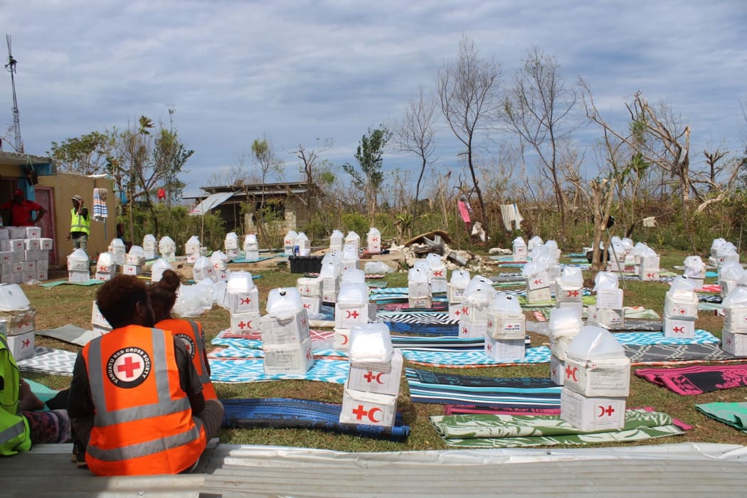 Aid packages for Cyclone Harold victims