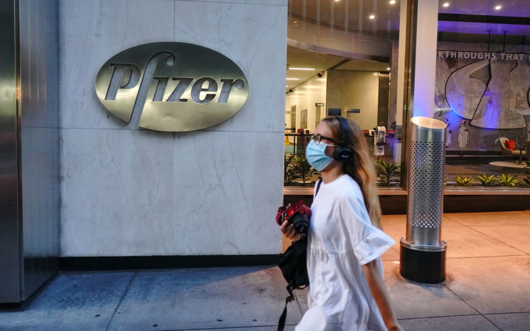 Pfizer headquarters in New York.