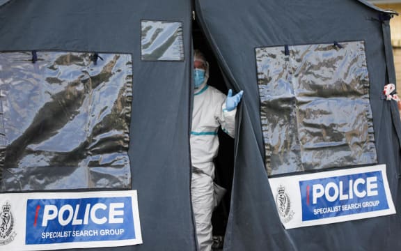 Police are conducting a forensic examination at a house on Trevor Street in Christchurch's Hornby in relation to the disappearance of missing real estate agent Yanfei Bao. Picture taken on 25 July, 2023.