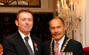 David Ivory (left), MNZM, for services to education and the community.