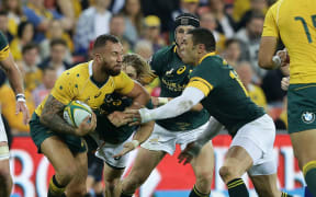 Quade Cooper in action against the Springboks 2016.