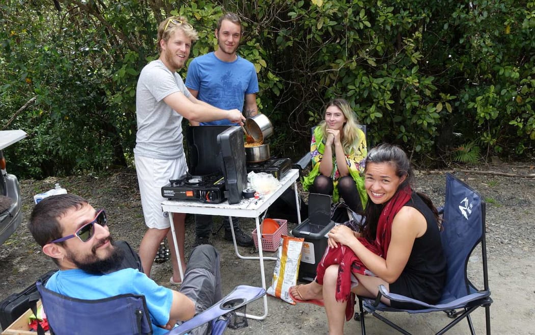 This group of French visitors at Waipoua forest said they knew about Kauri dieback. But tangata whenua say freedom campers are putting the iconic trees at risk.