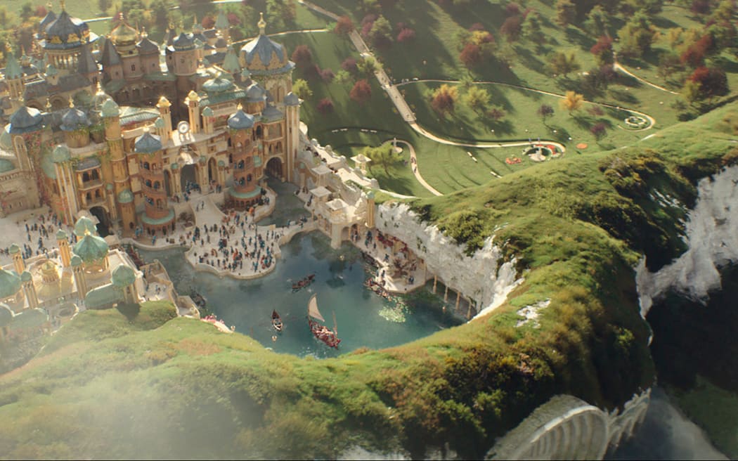Wicked Part 1 (2024) castle portrayal.