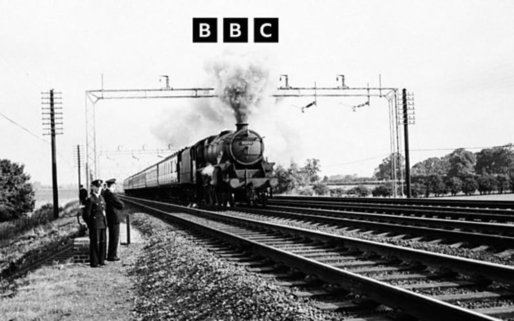 The train involved in the robbery.