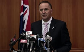 Prime Minister John Key talking about the Islamic State