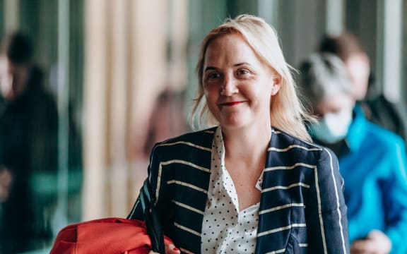 Auckland Central MP Nikki Kaye the day before a vote on the National Party's leadership. She is understood to be running on a ticket with Todd Muller.