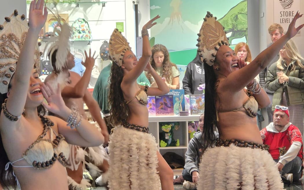 Puku Rangi Tea performers at Te Papa on 18 September
