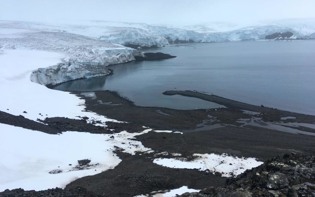 The Collins glacier on King George Island in Antarctica has retreated in the last 10 years. (image taken September 2018).