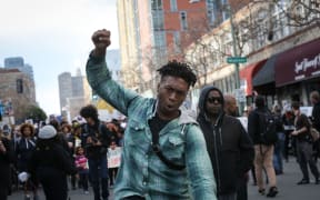 A protest in Oakland California.