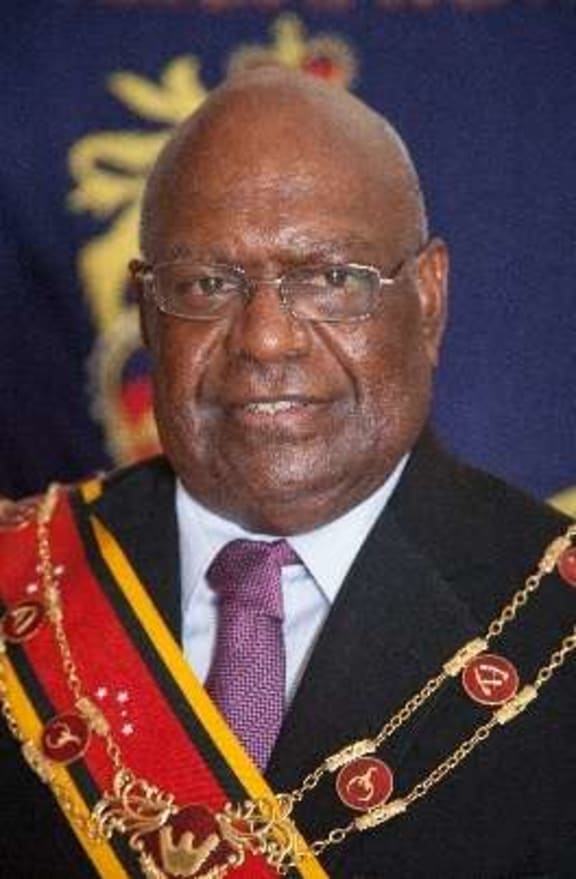 Sir Michael Ogio, Govenor General of Papua New Guinea.