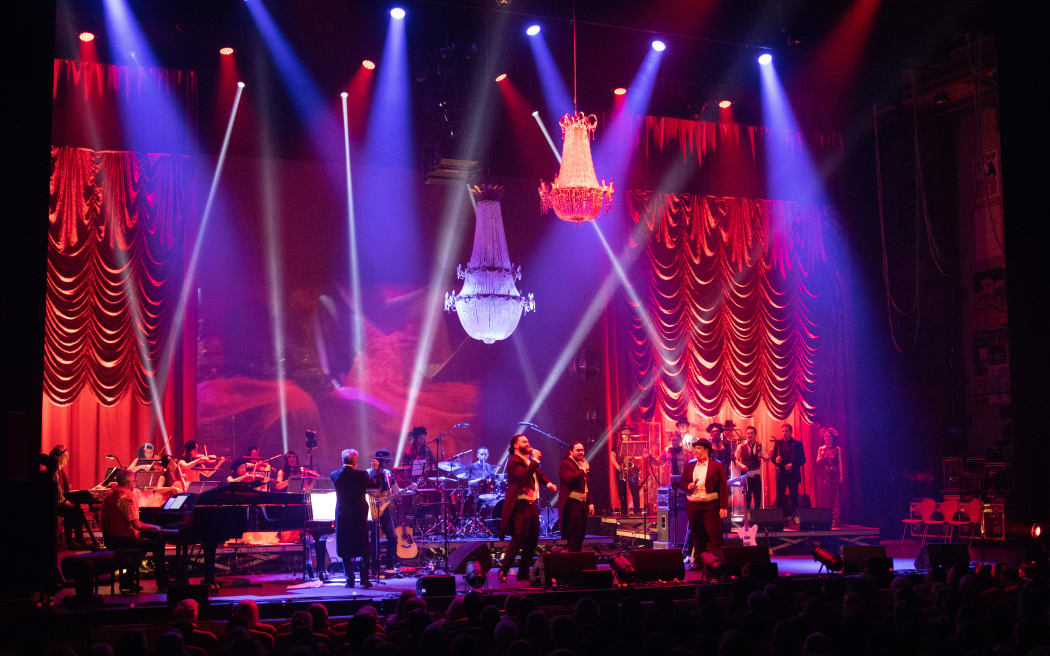 Stage shot from performance of The Soundtrack from Baz Luhrman's Moulin Rouge