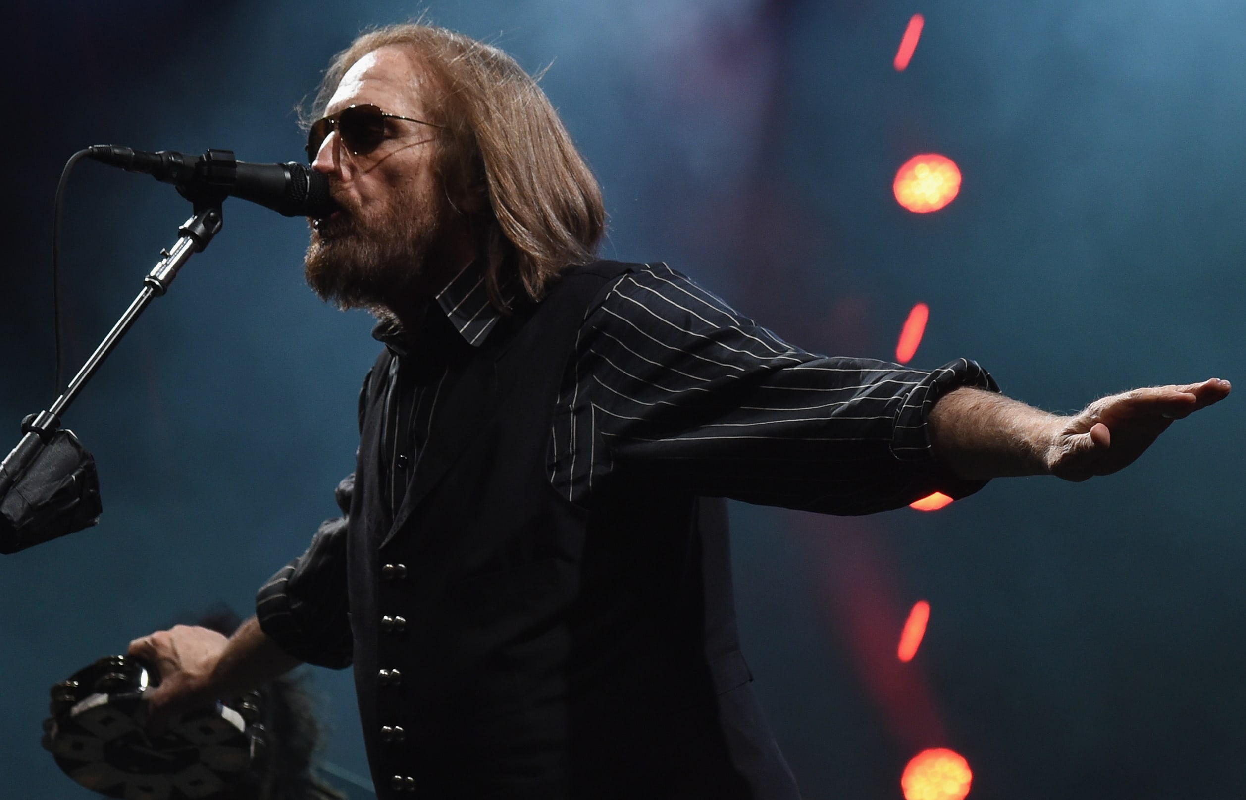 Tom Petty performs with Tom Petty and the Heartbreakers during their 40th Anniversary Tour in Nashville, Tennessee, on April 25.