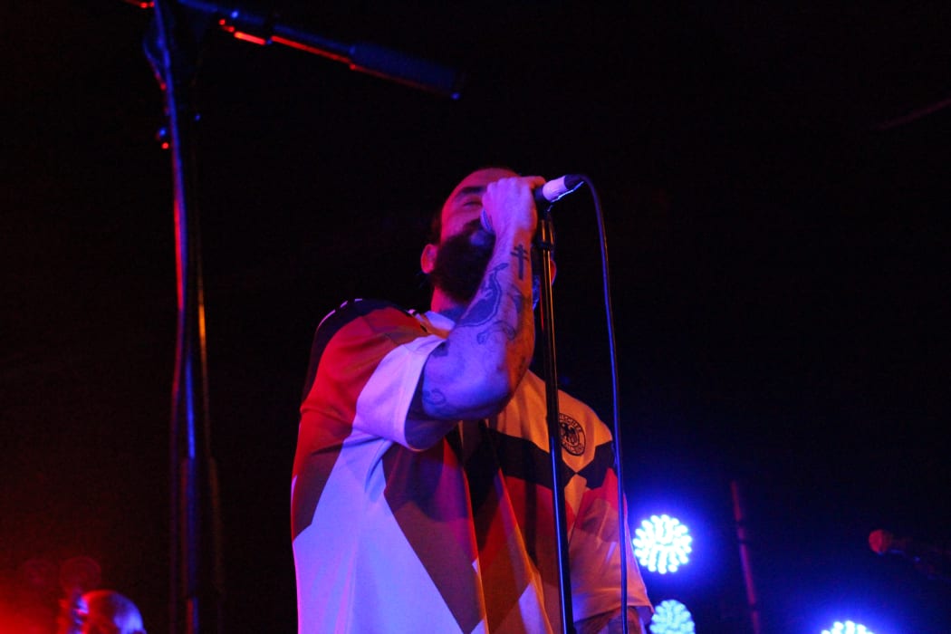 Idles singer Joe Talbot at The Tuning Fork