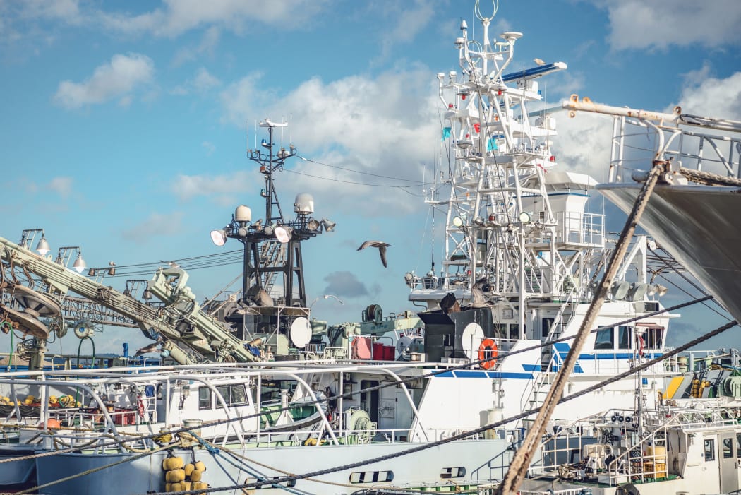 69760535 - scenery of the fishing port