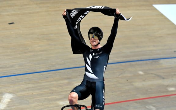 New Zealand cyclist Campbell Stewart