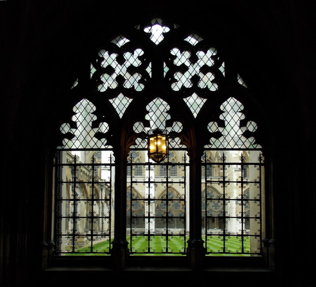 Window of Westminster Abbey cloister