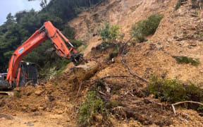 The clean-up continues 10km north of coromandel.