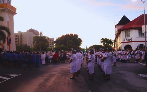 ANZAC Day dawn ceremony in Apia