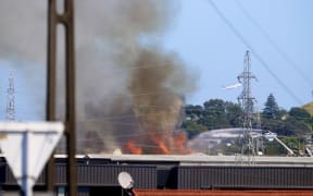 Onehunga fire at waste facility
