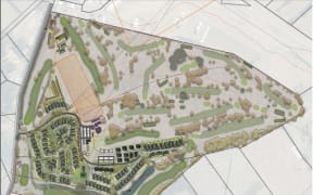 A concept image of the Heretaunga Golf and Leisure Precinct’, which includes housing and accessory development.