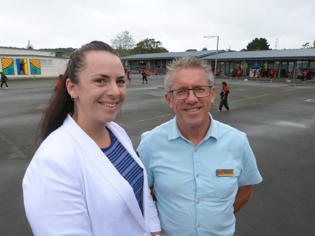 Manurewa East School deputy principal Kathlene Porter and principal Phil Palfrey. Low decile schools have more children with special education needs than higher decile schools