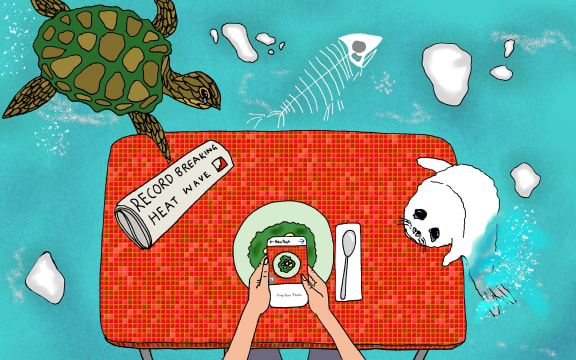 How is it that we’re going on living our normal lives when climate change is a dark cloud hanging over our civilisation?