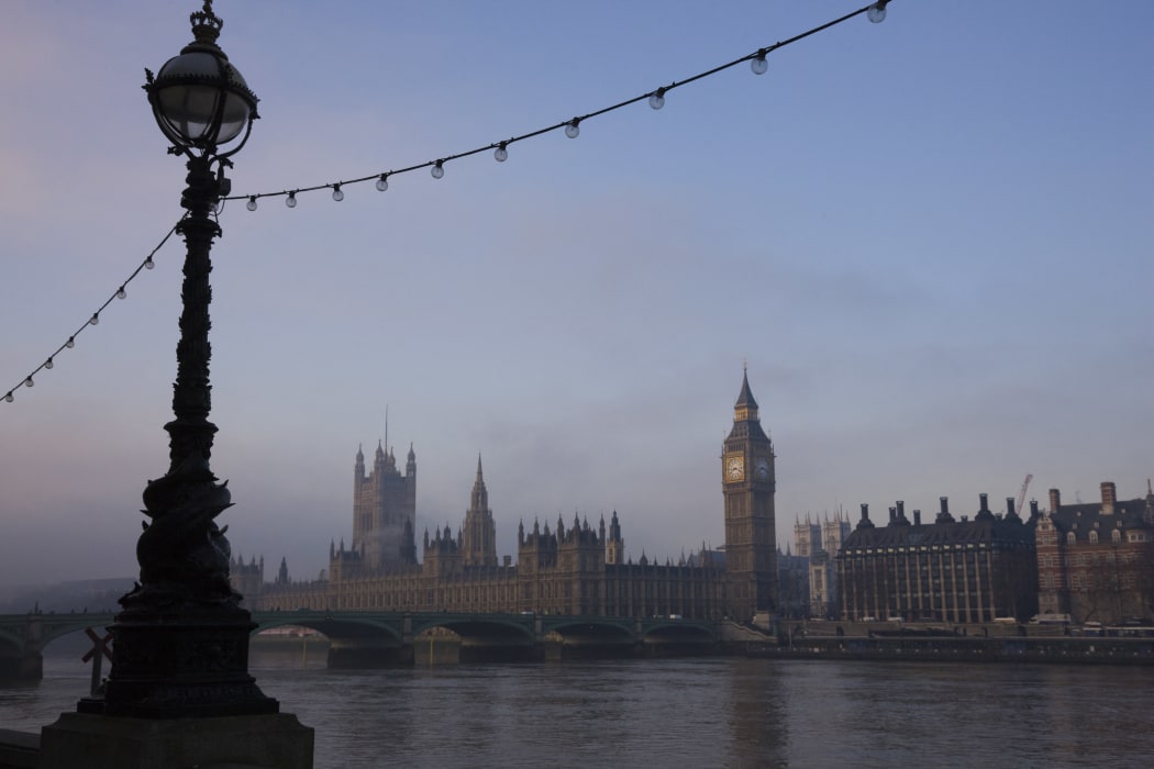 Early misty morning view of Big Ben and the Houses of Parliament across Westminster Bridge, London, England, United Kingdom, Europe (Photo by Amanda Hall / Robert Harding Premium / robertharding via AFP)