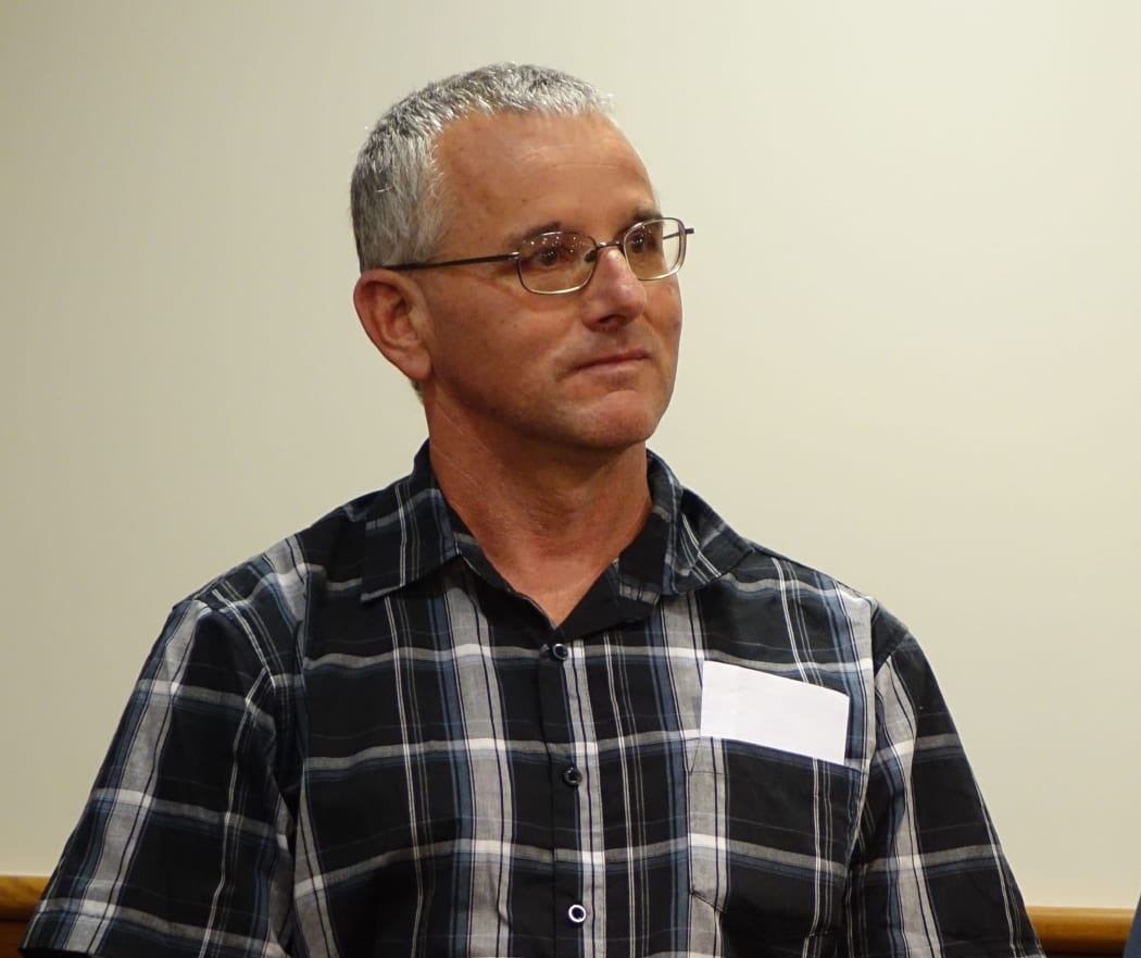 Martin Schofield at his sentencing at the  High Court in Rotorua.