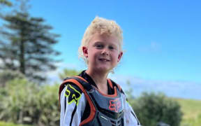 Awhitu District School student Caio Maffey is concerned about speeding outside of his school.