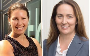 Lisa Oliver structural engineer at Holmes Consulting and Michelle Grant, president of Structural Engineering Society of New Zealand.