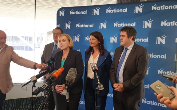 National Party leader Judith Collins at her state of the nation speech.