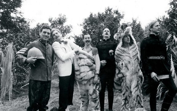 Terry Jones, Terry Gilliam, Michael Palin, John Cleese, Eric Idle and Graham Chapman are Monty Python