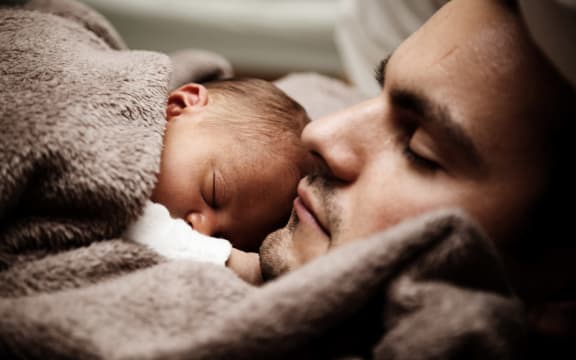 dad and baby